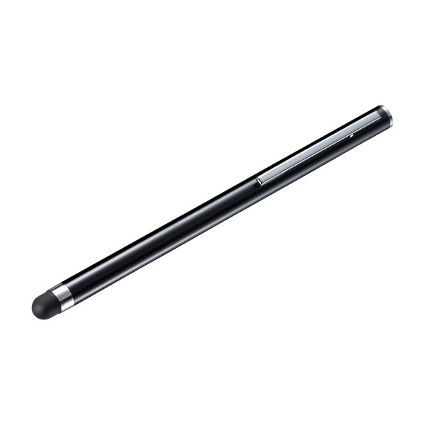 【PDA-PEN54BK】サンワサプライ　シリコンゴムタッチペン（ブラック・先端直径6mm）