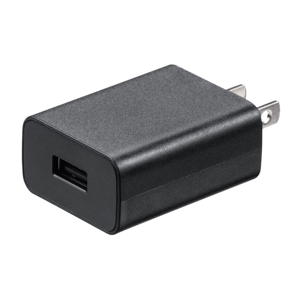 【ACA-IP87BK】サンワサプライ　USB充電器（2A・ブラック）