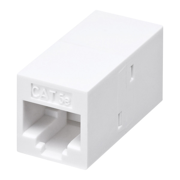 【ADT-EX-5EK】サンワサプライ　RJ-45用中継アダプタ（エンハンスドカテゴリ5）