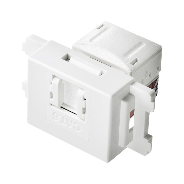 【LA-FP-MJ6】サンワサプライ　CAT6JIS対応RJ-45モジュール