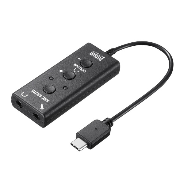 【MM-ADUSBTC1】サンワサプライ　USBオーディオ変換アダプタ（TypeC）