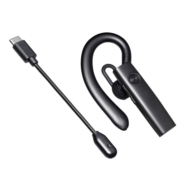 【MM-BTMH61BK】サンワサプライ　Bluetoothヘッドセット（外付けマイク付き）
