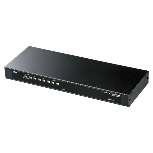 【SW-KVM8UP】サンワサプライ　PS/2・USB両対応パソコン自動切替器(8:1)