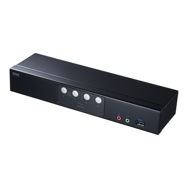 【SW-KVM4HDPU】サンワサプライ　DisplayPort対応パソコン自動切替器(4:1)