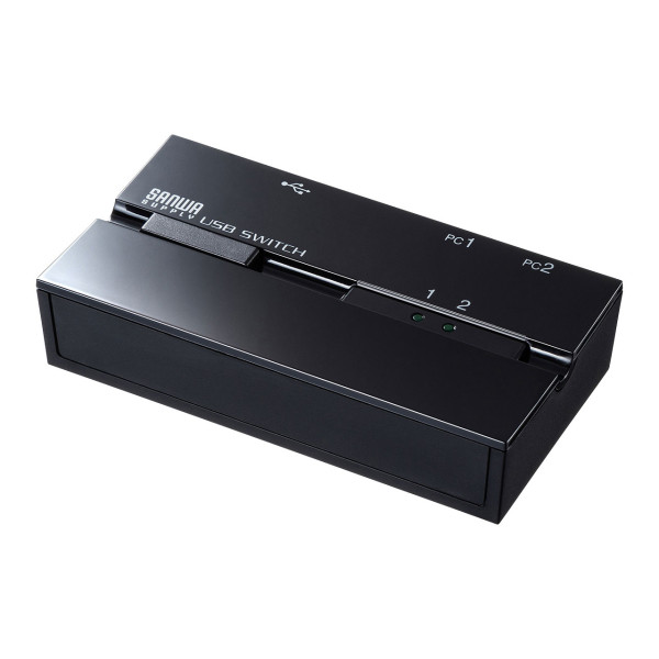 【SW-US22MG】サンワサプライ　磁石付きUSB2.0手動切替器（2回路）