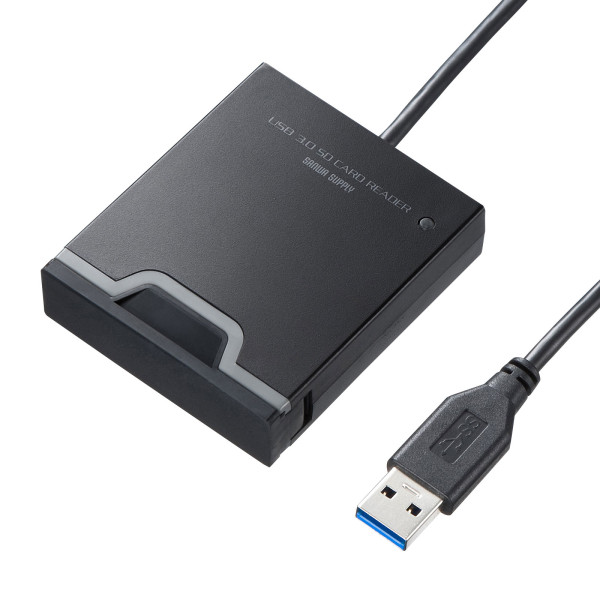 【ADR-3SDUBKN】サンワサプライ　USB3.2 Gen1 SDカードリーダー