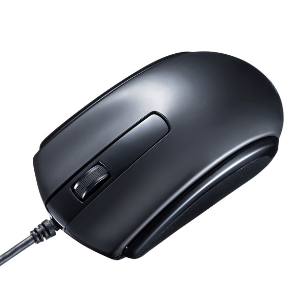 【MA-BLC158BK】サンワサプライ　有線Type-CブルーLEDマウス