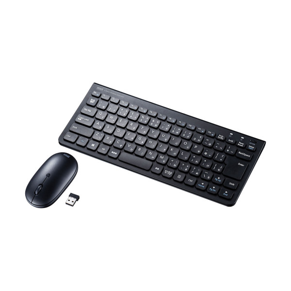 【SKB-WL32SETBK】サンワサプライ　マウス付きワイヤレスキーボード