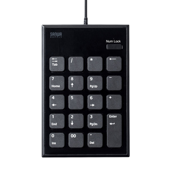 【NT-23CBK】サンワサプライ　静音TypeCテンキー