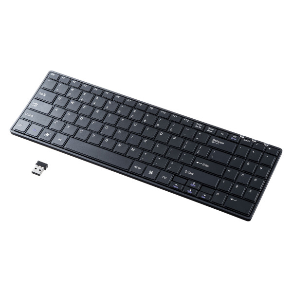 【SKB-WLE2UBK】サンワサプライ　ワイヤレススリムキーボード