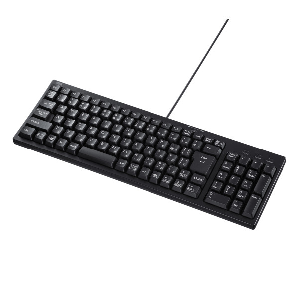 【SKB-KG2UH2BK】サンワサプライ　USBハブ付コンパクトキーボード