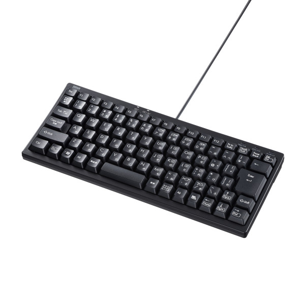 【SKB-KG3UH3BK】サンワサプライ　USBハブ付コンパクトキーボード