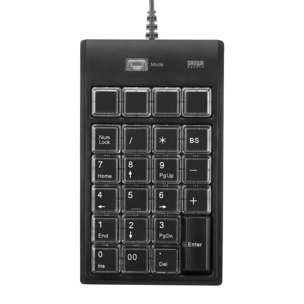 【NT-19UH2BKN2】サンワサプライ　プログラマブルテンキー