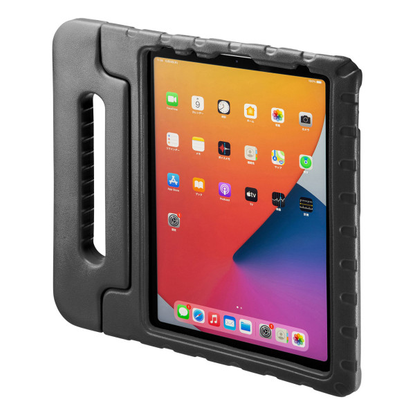 【PDA-IPAD1705BK】サンワサプライ　iPad Air 2020 衝撃吸収ケース　ブラック