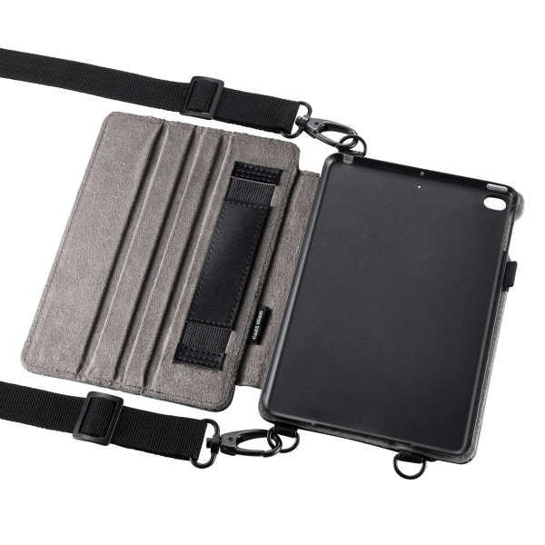 【PDA-IPAD1812】サンワサプライ　iPad mini　スタンド機能付きショルダーベルトケース