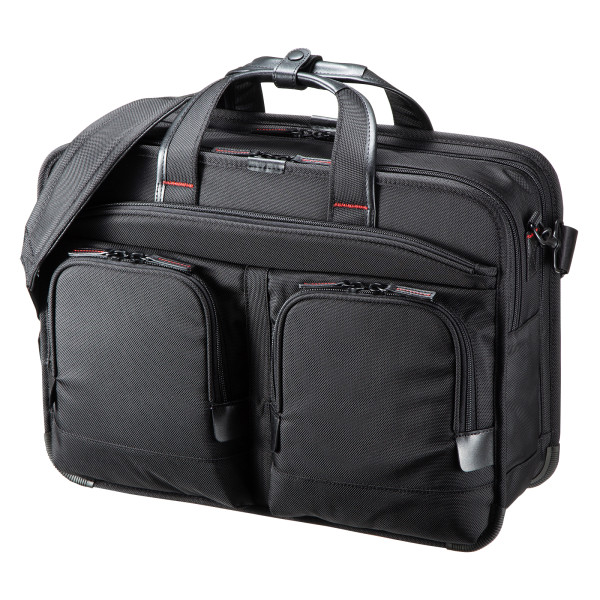 【BAG-EXE12N】サンワサプライ　エグゼクティブビジネスバッグPRO（大型ダブル）