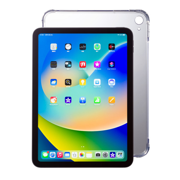 【PDA-IPAD1902CL】サンワサプライ　第10世代iPad 10.9インチ用クリアハードケース