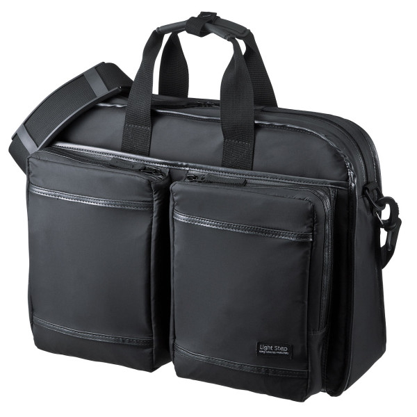 【BAG-LW10BK】サンワサプライ　超撥水・軽量PCバッグ（3WAYタイプ）