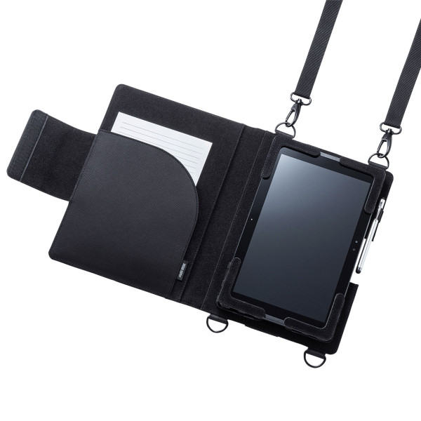 【PDA-TAB4N】サンワサプライ　ショルダーベルト付き10.1型タブレットPCケース　（背面カメラ対応）