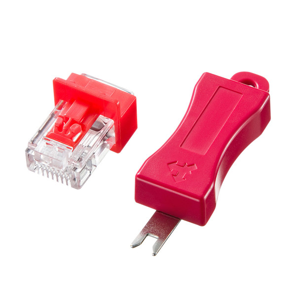 【ADT-RJ45LOCK】サンワサプライ　RJ-45プラグロック