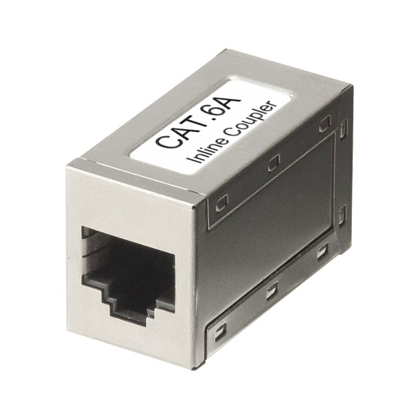 【ADT-EX-6ASTP】サンワサプライ　RJ-45中継アダプタ(カテゴリ6A STP)
