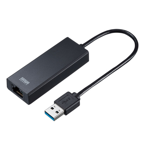 【USB-CVLAN5BK】サンワサプライ　USB3.2-LAN変換アダプタ(2.5Gbps対応)