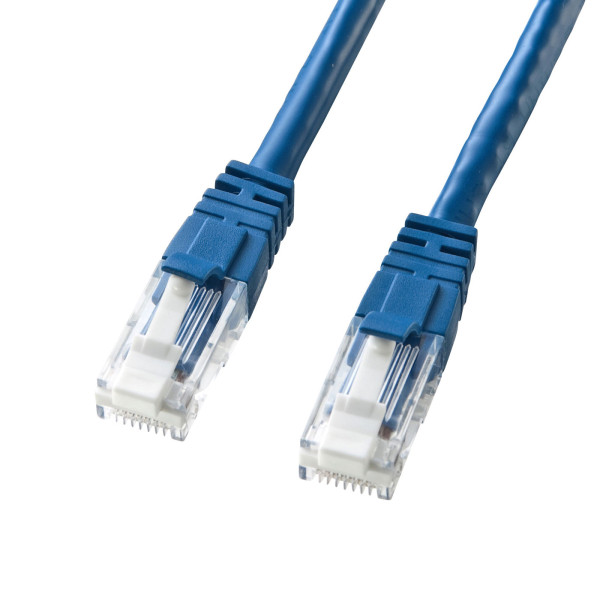 【KB-T6TS-07BLN】サンワサプライ　つめ折れ防止カテゴリ6LANケーブル