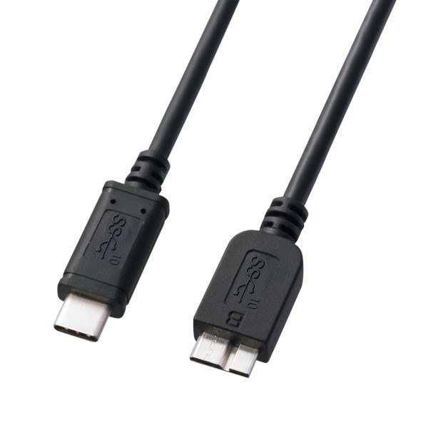 【KU31-CMCB10】サンワサプライ　USB3.1Gen2TypeC-microBケーブル