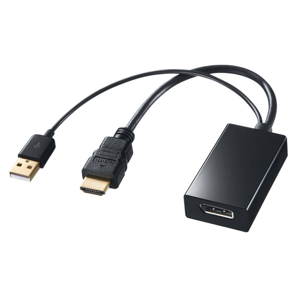 【AD-DPFHD01】サンワサプライ　HDMI-DisplayPort変換アダプタ
