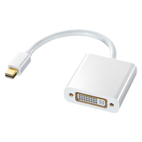 【AD-MDPDVA01】サンワサプライ　ミニDisplayPort-DVI変換アダプタ