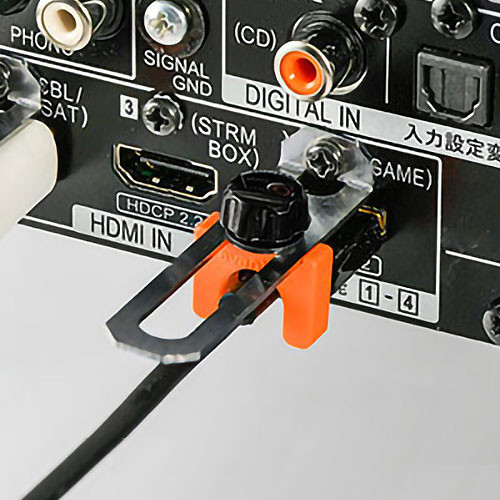 【CA-NB007】サンワサプライ　I/OロックHDMI-WIDE（AVレシーバー用HDMIプラグ対応）