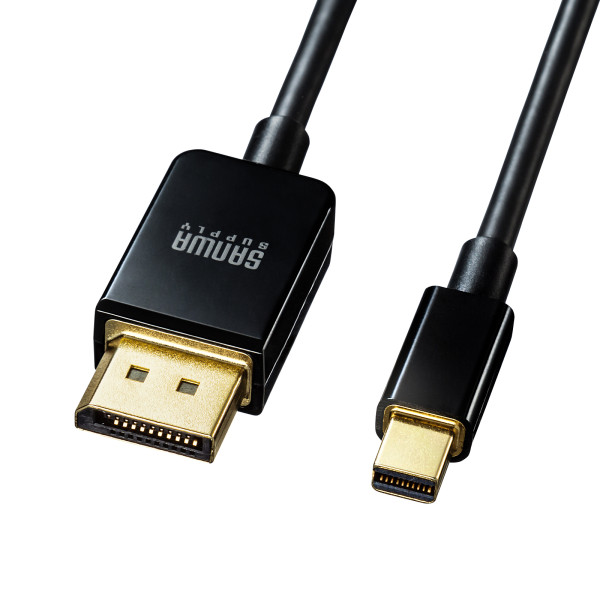 【KC-DPM14015】サンワサプライ　ミニ-DisplayPort変換ケーブル 1.5m（Ver1.4)