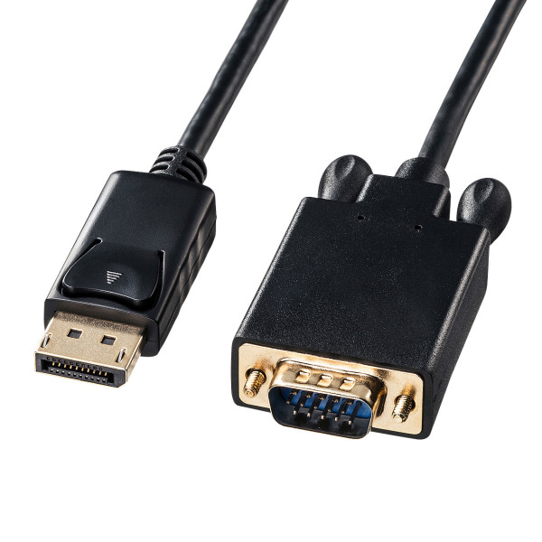 【KC-DPVA10】サンワサプライ　DisplayPort-VGA変換ケーブル 1m