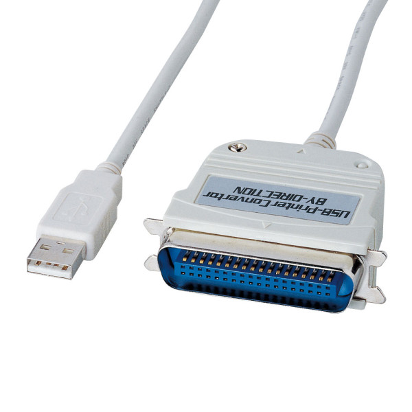 【USB-CVPRN】サンワサプライ　USBプリンタコンバータケーブル