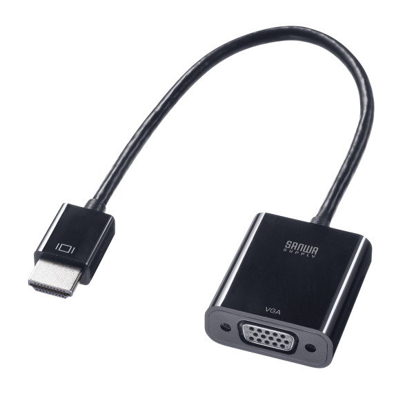 【AD-HD24VGA】サンワサプライ　HDMI-VGA変換アダプタ