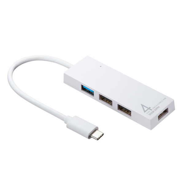 【USB-3TCH7W】サンワサプライ　USBTypeCコンボハブ（4ポート）