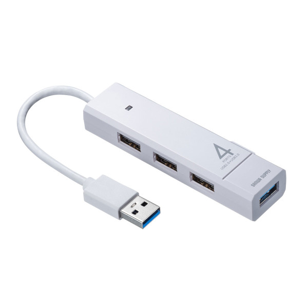 【USB-3H421W】サンワサプライ　USB3.1 Gen1+USB2.0コンボハブ