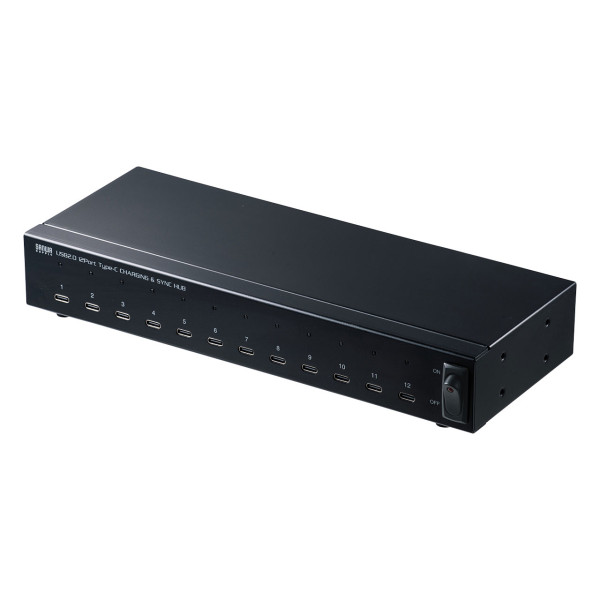 【USB-2THCS12】サンワサプライ　USB2.0 Type-C 12ポートハブ