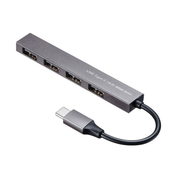 【USB-2TCH23SN】サンワサプライ　USB Type-C USB2.0　4ポート スリムハブ