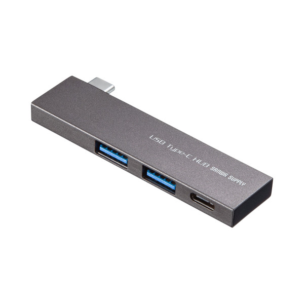 【USB-3TCH22SN】サンワサプライ　USB Type-C 3ポートスリムハブ