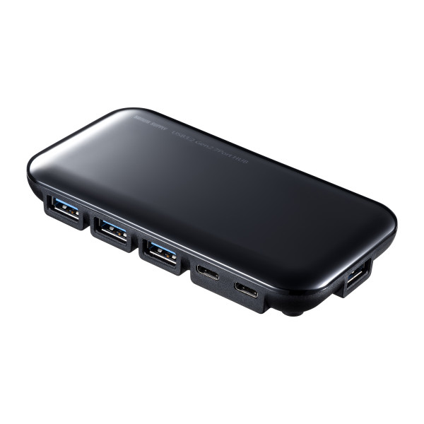 【USB-3TCH38BK】サンワサプライ　USB3.2Gen2対応 Type-C 7ポートハブ