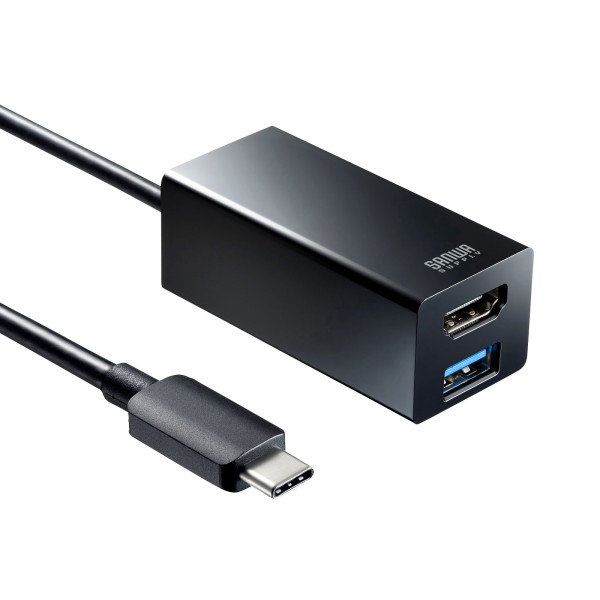【USB-3TCH35BK】サンワサプライ　USB Type-Cハブ付き HDMI変換アダプタ