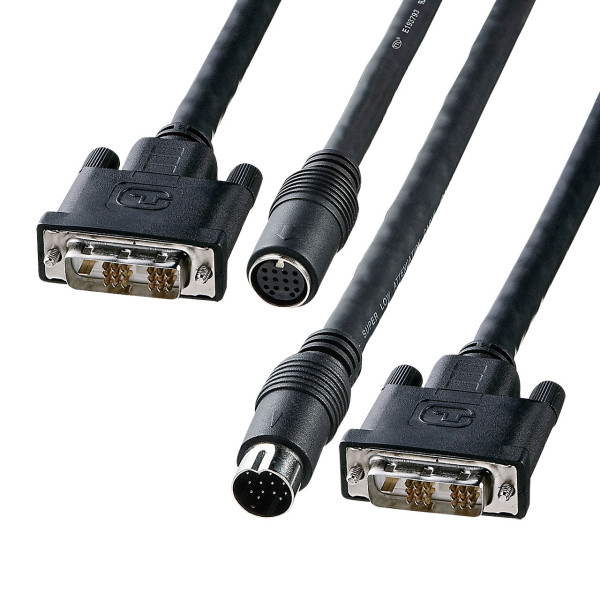 【KC-DVI-K150】サンワサプライ　DVI工事配線ケーブル（シングルリンク）