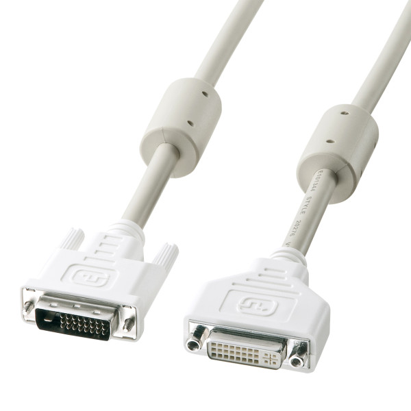 【KC-DVI-DLEN2K】サンワサプライ　DVI延長ケーブル（デュアルリンク、2m）