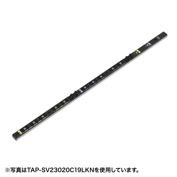 【TAP-SV23024C19LKN】サンワサプライ　19インチサーバーラック用コンセント　200V(30A)