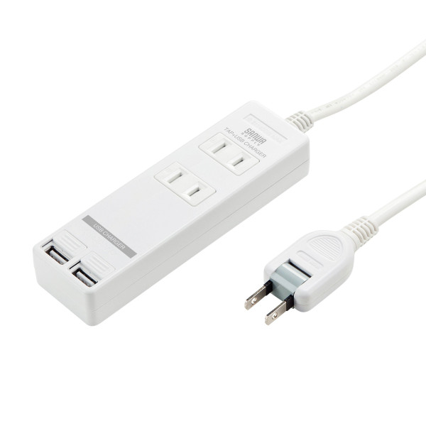 【TAP-B110USH-3W】サンワサプライ　USBシャッター付きタップ