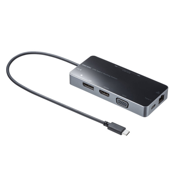 【USB-DKM2BK】サンワサプライ　USB Type-C ドッキングステーション