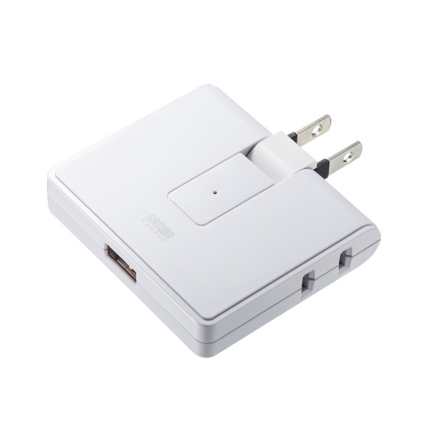 【TAP-B104UN】サンワサプライ　USB充電ポート付きモバイルタップ