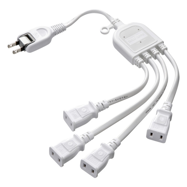 【TAP-EX4WN】サンワサプライ　ACアダプタ専用電源延長コード