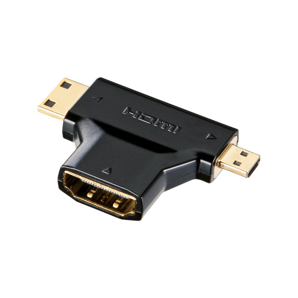 【AD-HD11MMC】サンワサプライ　HDMI変換アダプタミニ＆マイクロHDMI